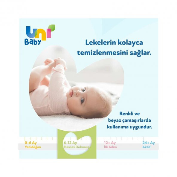 Uni Baby Hassas Dokunuş Sıvı Çamaşır Deterjanı 1500x4 6000 ml - 5