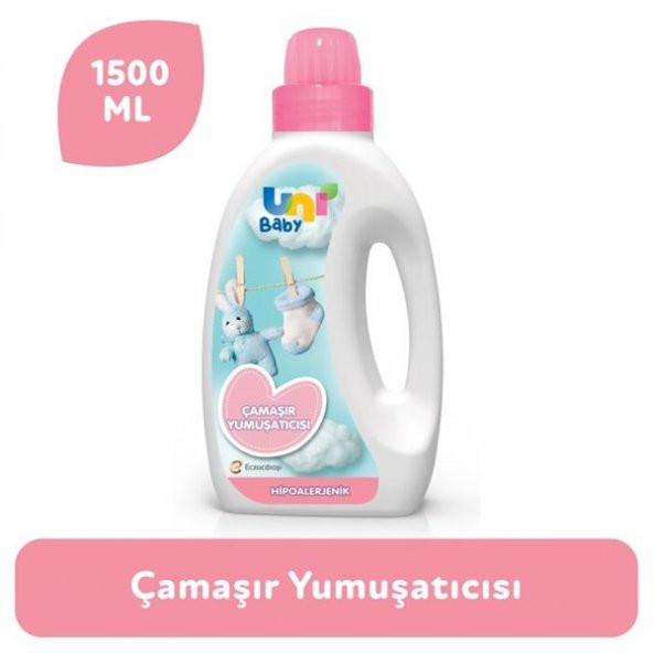 Uni Baby Çamaşır Yumuşatıcısı 1500x2 3000 ml