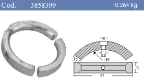Best Vp 0099 Volvo Penta Katlanır 3 Kanatlı Pervane Tutya