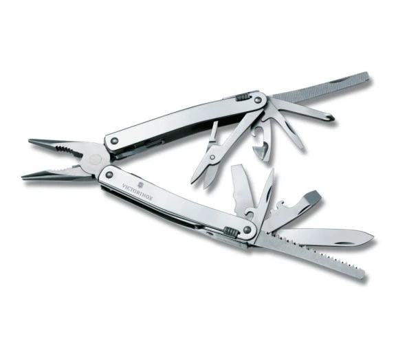 3.0224.L Swiss Tool Spirit II Deri Kılıflı Pense - Victorinox