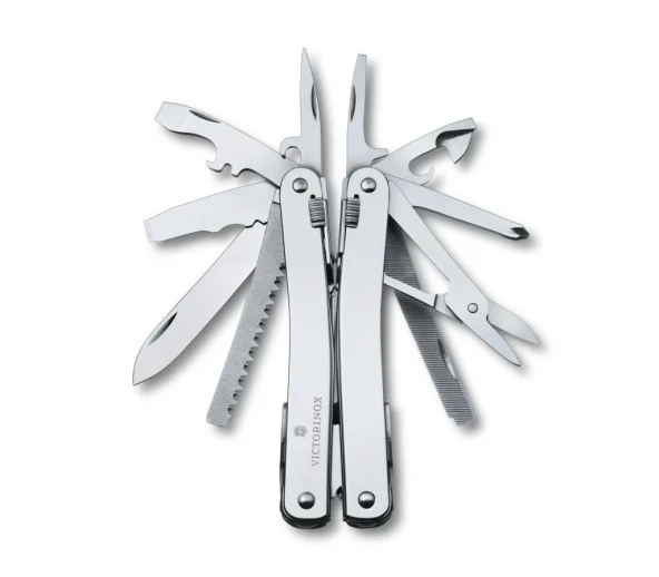 3.0224.L Swiss Tool Spirit II Deri Kılıflı Pense - Victorinox - Resim 2