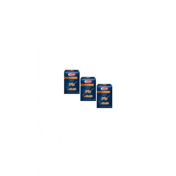 Barilla Integrale Tam Buğday Kalem Makarna (pennette Rigate) 400 Gr X 3'lü Paket