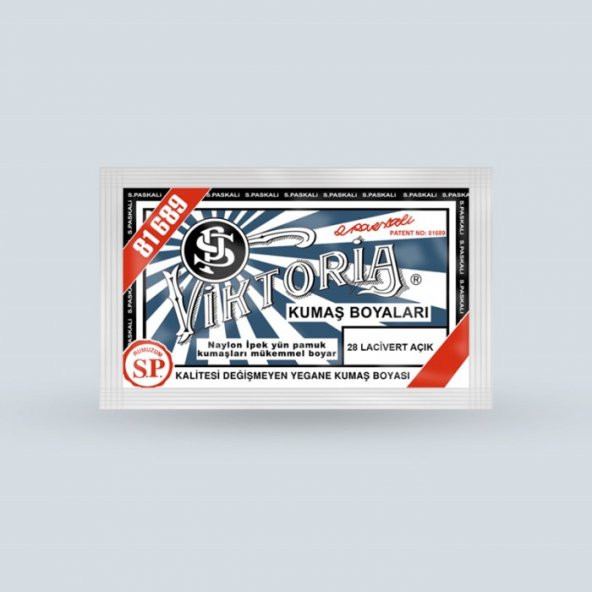 Kumaş Boyası Açık Lacivert (Adet) Viktoria - 1