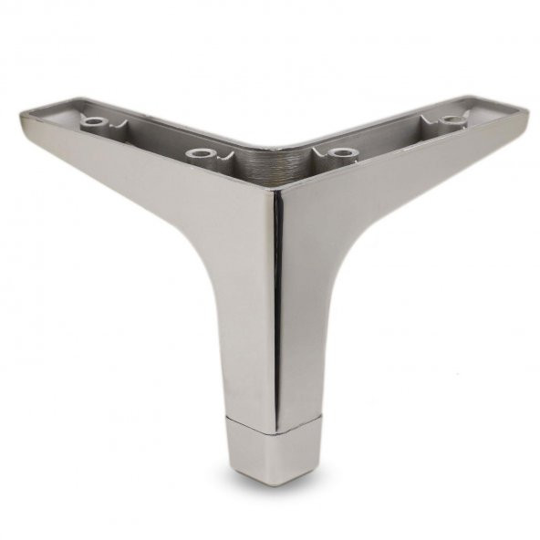 Lüks Mobilya Kanepe Sehpa TV Ünitesi Koltuk Ayağı 12 cm Parlak Krom Baza Ayak ürün görseli