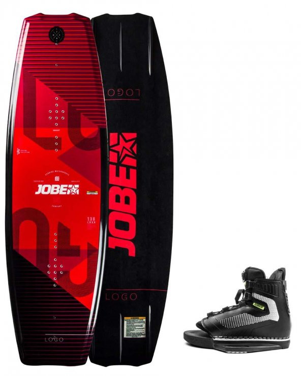 Jobe Logo Wakeboard 138cm + Maze Ayakkabı 40-45 Seti