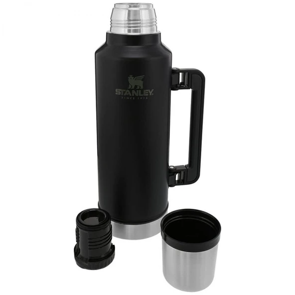 Stanley Klasik Vakumlu Çelik Termos 1,9 lt  MatteBlack - 1
