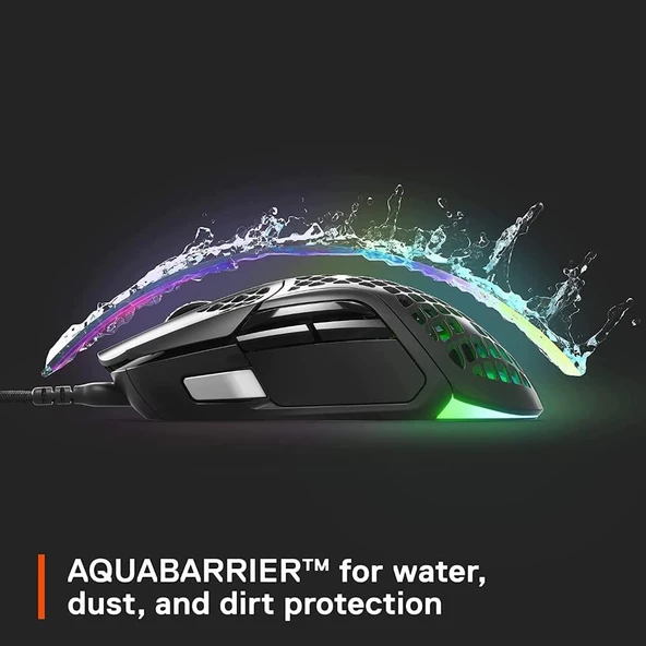 SteelSeries Aerox 5 Kablolu RGB Oyuncu Mouse - Resim 3