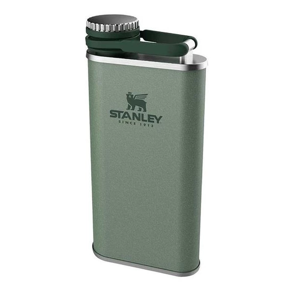 Stanley Klasik Paslanmaz Çelik Cep Matarası 0.23lt  HammertoneGreen