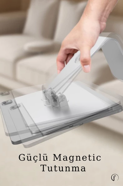 iPad Pro 11 2022 M2 Fuchsia FS609 11 İnç Magnetik Tablet Standı - Resim 6