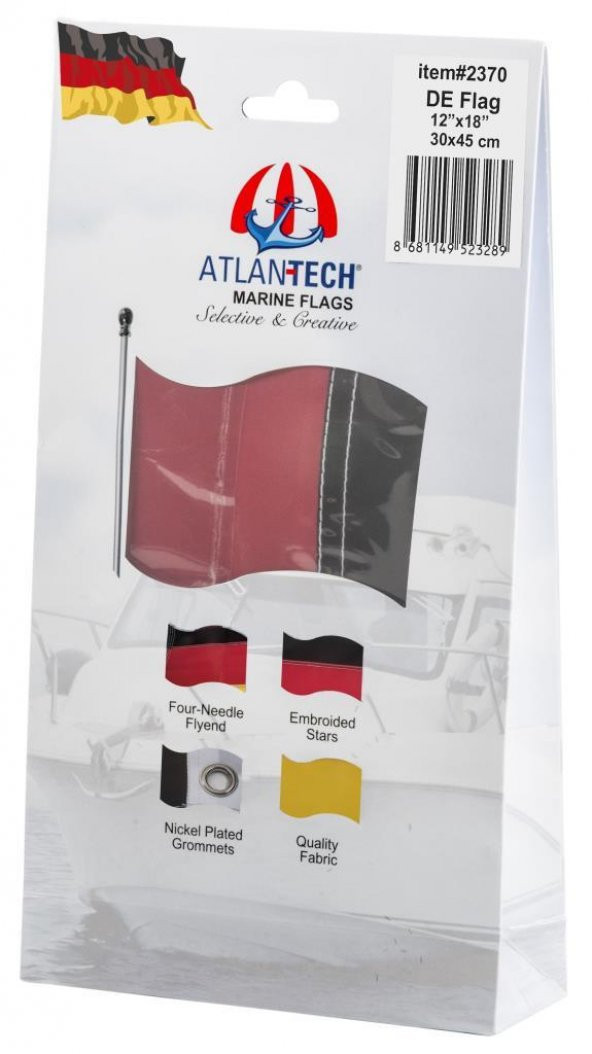 Atlantech Almanya Bayrağı   50x75cm