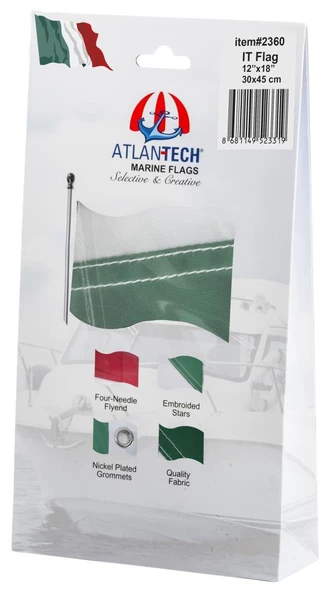 Atlantech İtalya Bayrağı   40x60cm