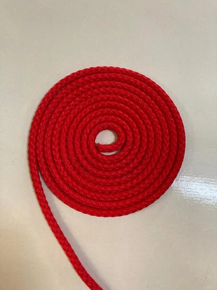 Çekim Halat Yüzen Örgülü Halat Kırmızı   10mm
