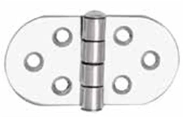 Krom Menteşe Oval 38x71mm