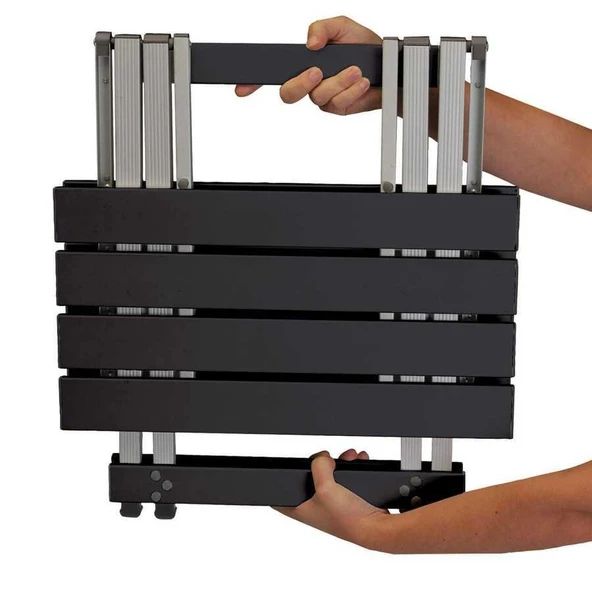 Gci 61X51X45cm Siyah Katlanır Kamp Masası - Resim 3