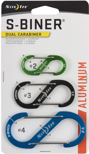 Nite Ize S-Biner Karabina 3lü Paket