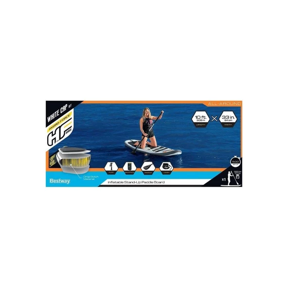 Bestway 65342 White Cap Şişme Sup Paddle Board 305cm - 3