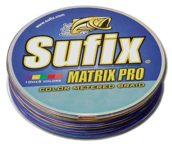 Sufix Matrix Pro Multi Color İp Misina 250mt   0.25mm