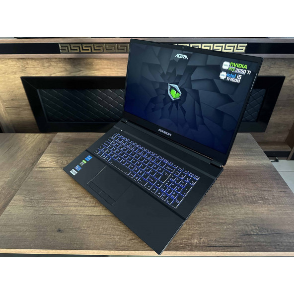 Monster Abra A7 V13.2.1 İKİNCİ EL GARANTİLİ i5 11400H 16GB 512GB SSD RTX3050Ti 17.3" FHD 144 Hz W11 - 9