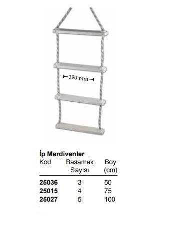 Sealux Basamaklı İp Merdiven  5 - Resim 2