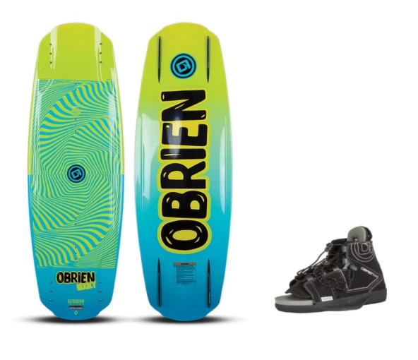 Obrien Hookky Wakeboard 118cm + Clutch Ayakkabı 33-37 Seti