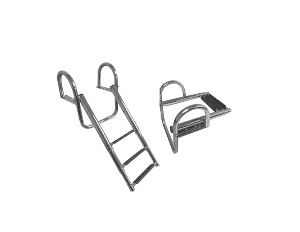 Saray Platform Üstü 4 Basamaklı Teleskopik Merdiven ürün görseli