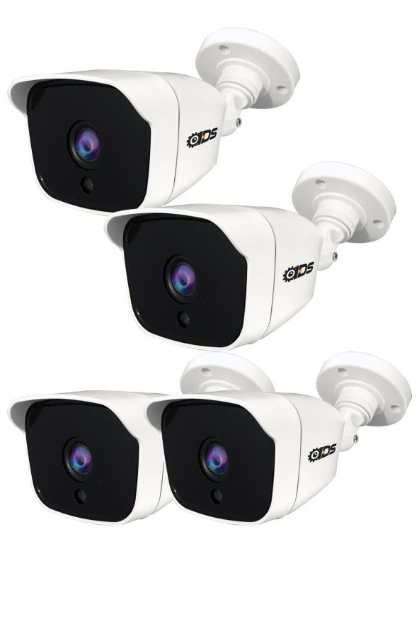 5MP Lensli 1080P FullHD AHD Güvenlik Kamerası Kamera Sistemleri için Gece Görüşlü Su Geçirmez 4 Adet