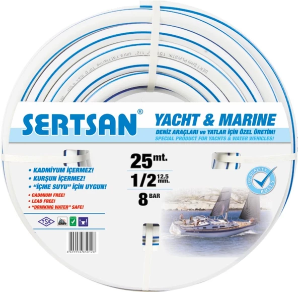 Sertsan Ultra Yat Marin Hortum 1/2"  25mt