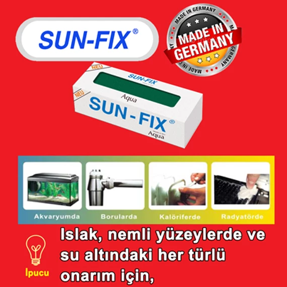Sunfix Macun Kaynak Aqua 50Gr - 2