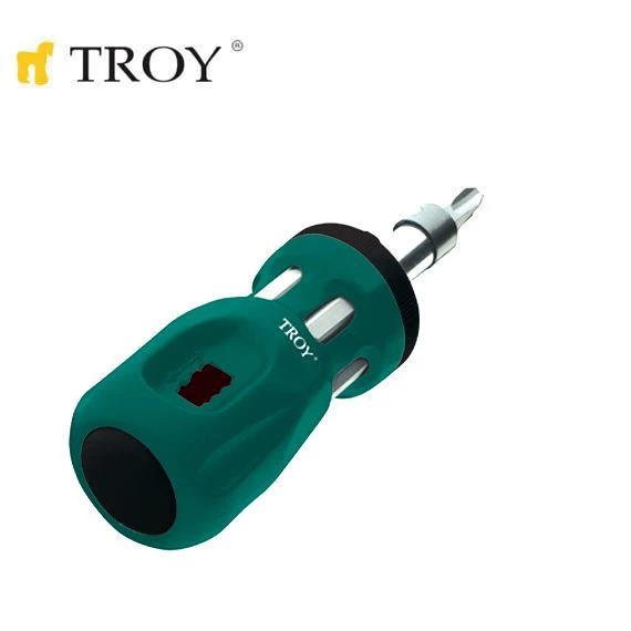Troy T22006 Bits Uçlu Cırcırlı Topaç Tornavida Seti - 2