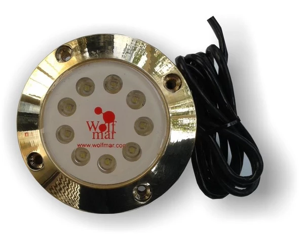 Wolfmar Bronz Su Altı Lambası 40w 9-30v   RGB