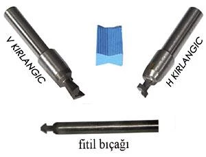 Kohertz Freze Bıçağı No:6 Kırlangıç Matkabı  H-Tipi-Sol
