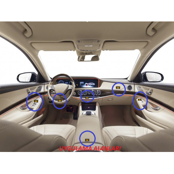 Kia Logo 3D Cam Açma Torpido Konsol Ayna Çıkartma Seti - Resim 6