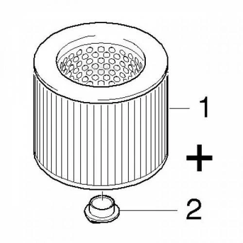 Karcher 6.414-552.0 WD 2 WD 3 Elektrikli Süpürge Kaset Filtre - 4