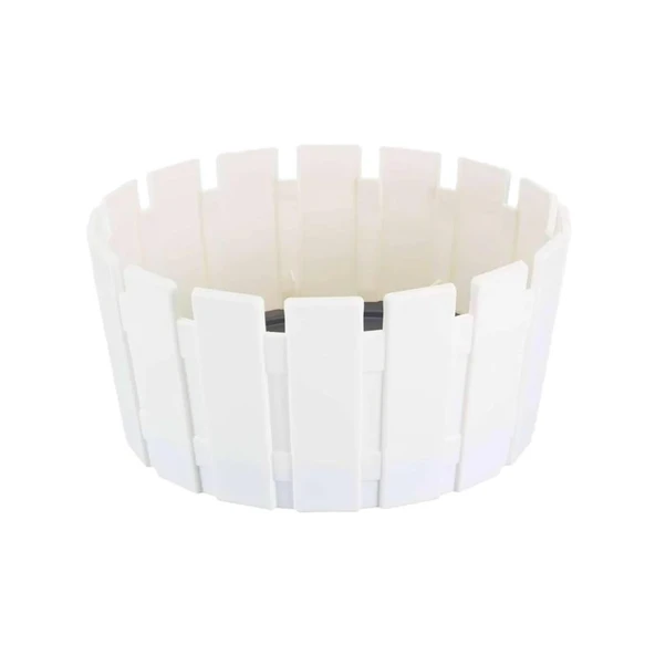 Poliwork Akasya Arajman Saksı 330x155mm   Beyaz ürün görseli 1