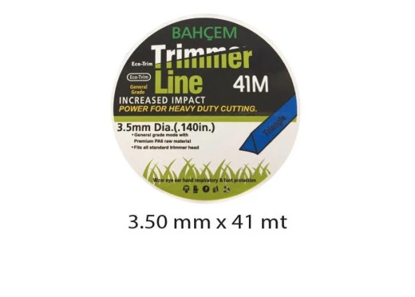 Bahçem Üçgen Misina 3,5mm 41mt