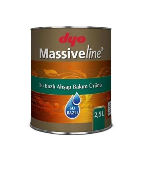 Dyo Massiveline Su Bazlı Ahşap Koruyucu 2.5lt   Naturel ürün görseli