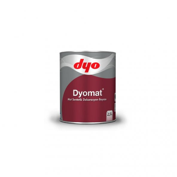 Dyo Dyomat Mat Sentetik Dekorasyon Boyası  Siyah 2.5lt