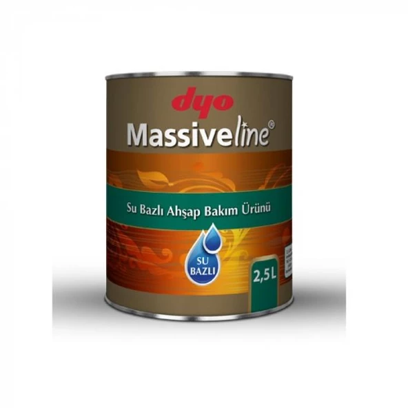 Dyo Massiveline 2.5lt Su Bazlı Ahşap Bakım Ürünü  KoyuMeşe