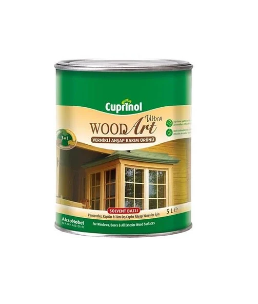 Cuprinol Wood Art Ultra Vernikli Ahşap Koruyucu    Şeffaf 0.75lt - Resim 2