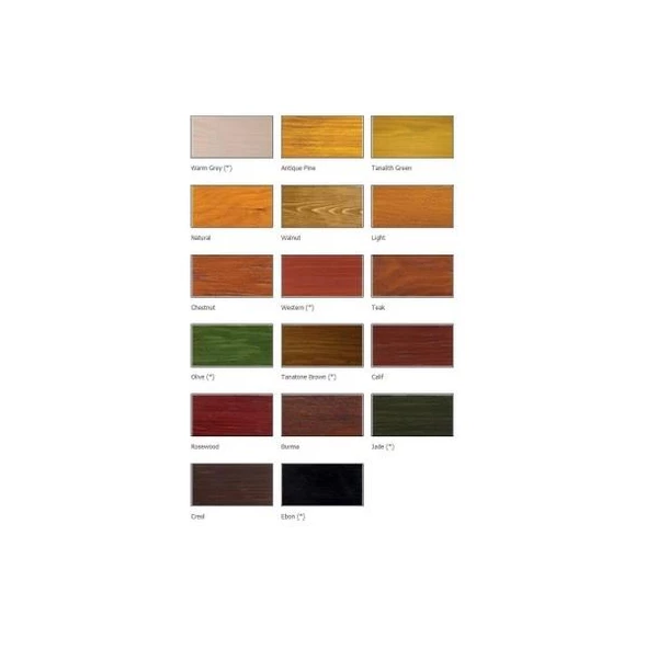 Hickson Decor Ultra Aqua Wood Stain - Renkli Ahşap Vernik  5lt Burma - 2