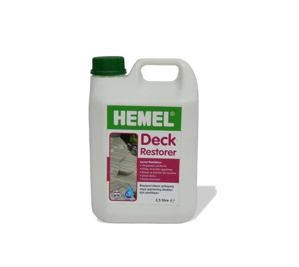 Hemel Deck Restorer - Deck Yenileyici & Temileyici 2.5lt