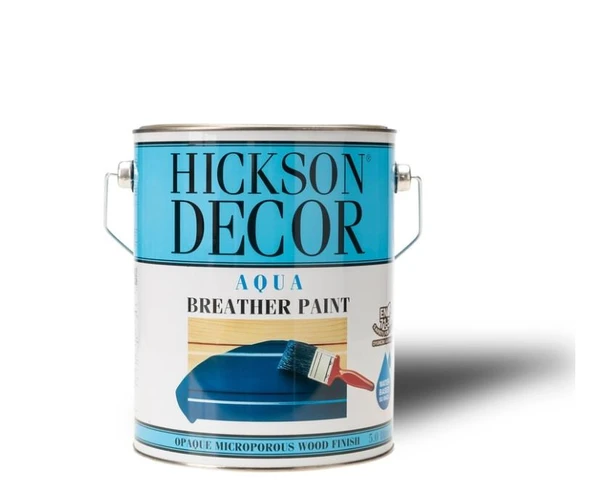 Hickson Decor Aqua Breather Paint - Ahşap Boyası  1lt PolarWhite - Resim 3