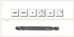 Mte Çift Taraflı Metal Matkap Ucu  3mm