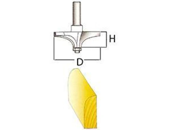 Kohertz Freze Bıçağı No:27-a Kapı Göbeği Bıçağı - Resim 2