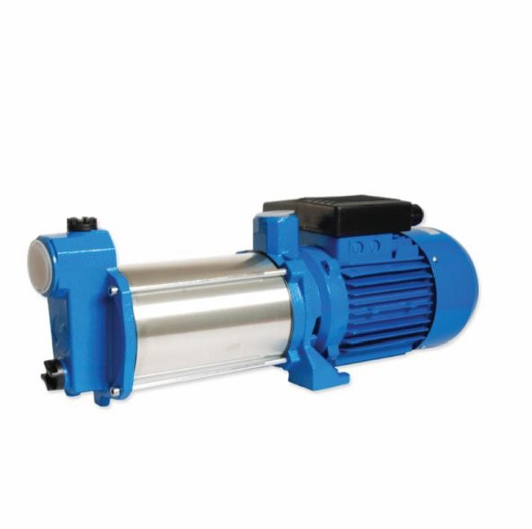 Water Sound YMP6-60 Krom Yatık Milli Çok Kademeli Pompa 1.5hp - 1