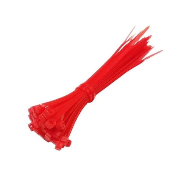 Gwest Kablo Bağı 3,6x250mm 100lü Paket  Kırmızı ürün görseli 1