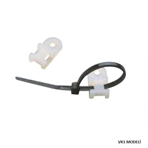 Klemsan Vidalı Kablo Bağı Kroşesi 100lü Paket   VK2
