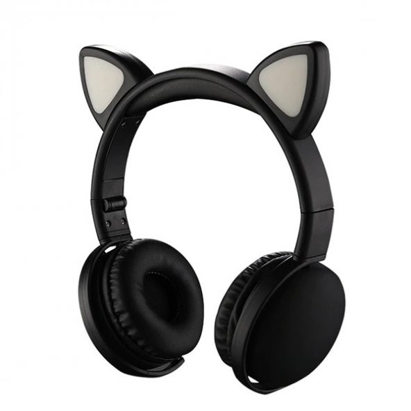 Kedi Kulak Kulaküstü Bluetooth 5.0 Kablosuz Kulaklık