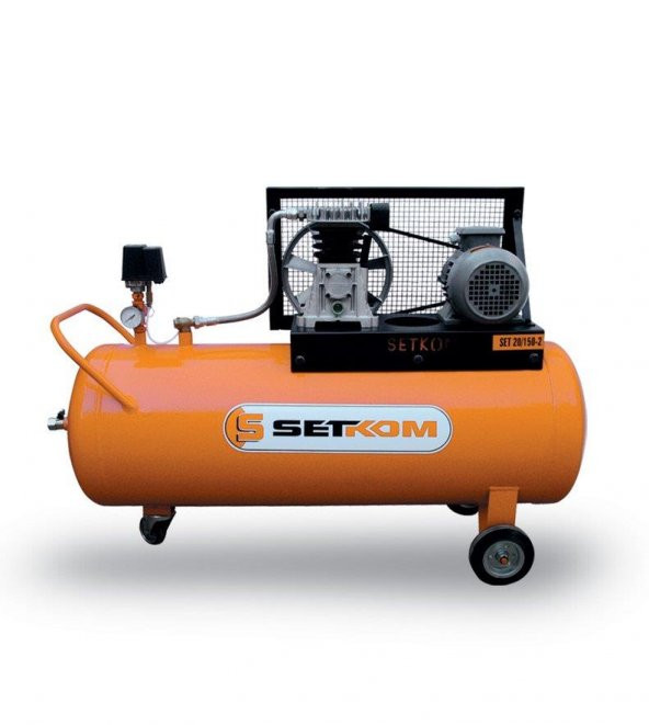 Setkom 20/200-2 Kompresör 200lt 380v
