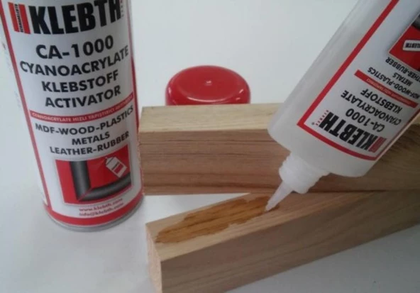 Klebth CA-1000 Hızlı Yapıştırıcı 400ml+100gr - Resim 2